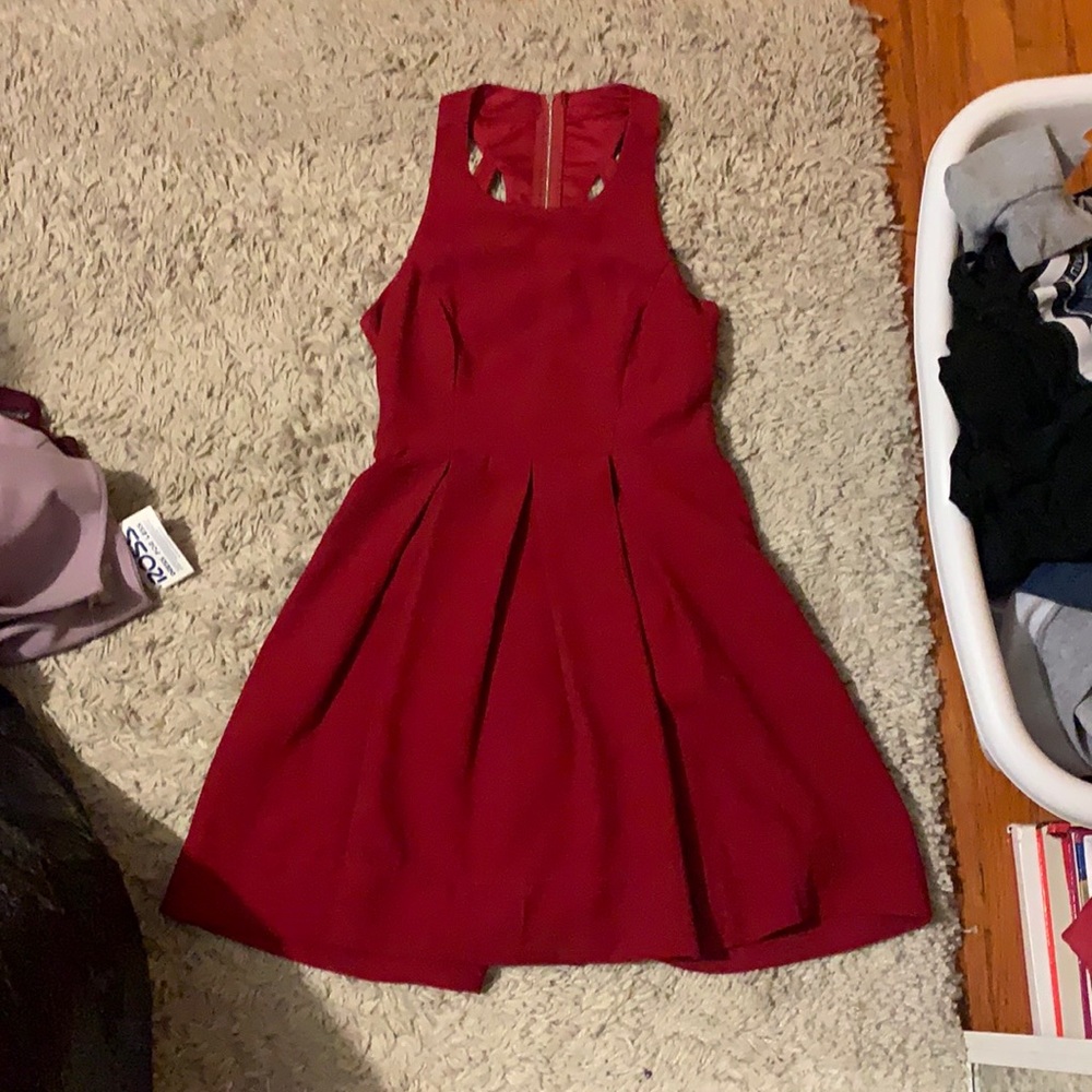 Red dress